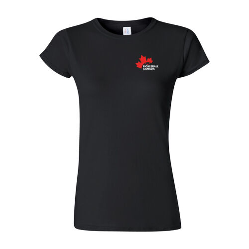 Gildan Women's Emblem Printed T-Shirt Thumbnail