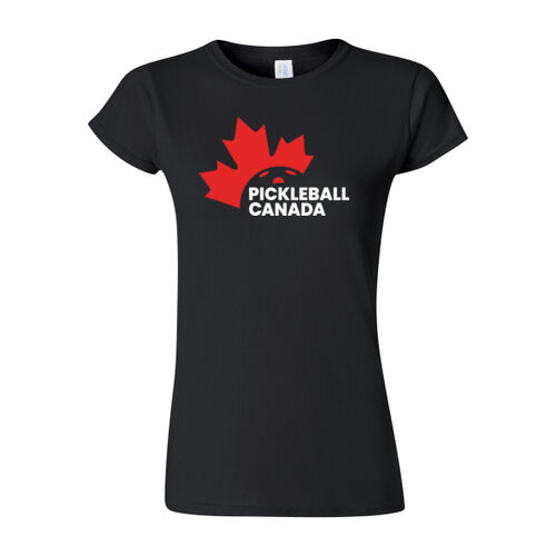 Gildan Women's Crest Printed T-Shirt Thumbnail