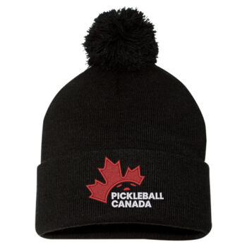 Sportsman Adult Emblem Embroidered Pom-Pom Toque Thumbnail
