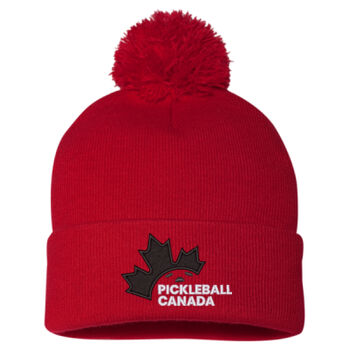Sportsman Adult Emblem Embroidered Pom-Pom Toque Thumbnail