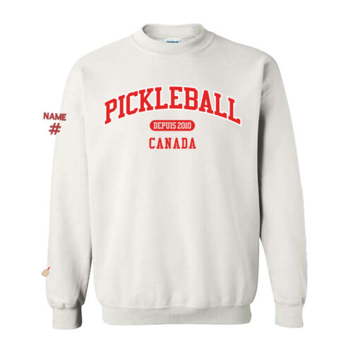 Gildan Unisex French Est. 2010 Twill Crewneck Thumbnail