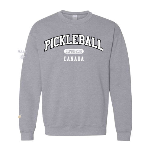 Gildan Unisex French Est. 2010 Twill Crewneck Thumbnail