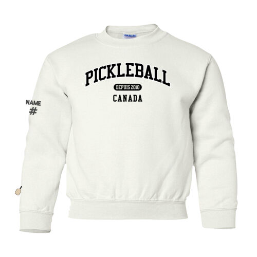 Gildan Youth French Est. 2010 Twill Crewneck Thumbnail