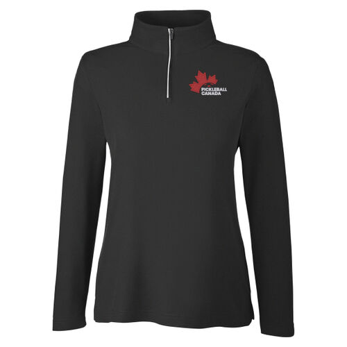 Core365 Women's Emblem Embroidered Quarter Zip Thumbnail