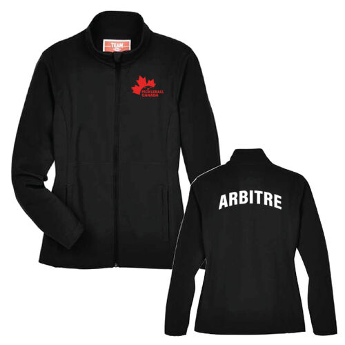 Team365 Women's French Officials Unisex Printed Soft Shell Jacket Thumbnail